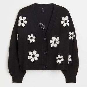 H&M Jacquard Knit Cardigan - S